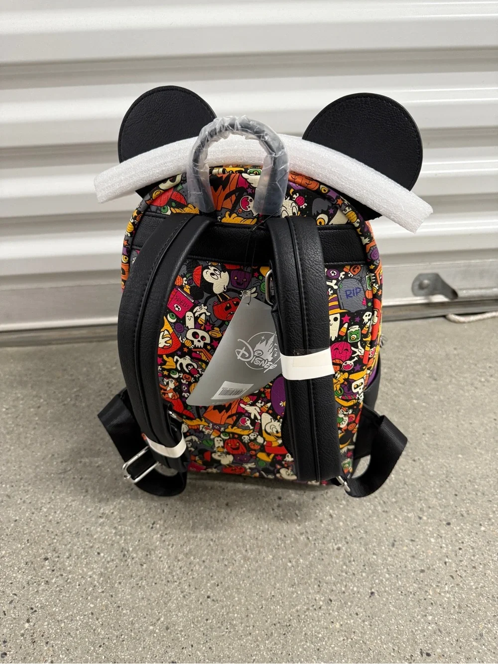NWT Disney Mickey Mouse Allover Character Mini Backpack Mickey Ears Loungefly